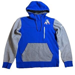 Nike New England Patriots NFL Men's Hoodie Medium apparel retro logo cell pocket
